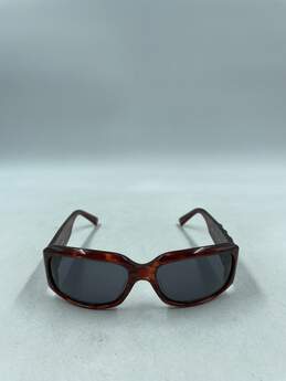 Giorgio Armani Marbled Red Rectangle Sunglasses alternative image