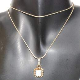 Silpada Pearl Pendant With 925 Chain - 5.93g alternative image