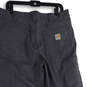 Mens Gray Denim Flame Resistant Rugged Flex Relaxed Fit Work Pants Sz 36x32 image number 4