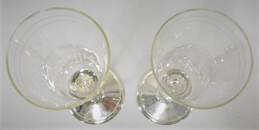 Kate Spade Lenox Silver Plate Darling Point Mr & Mrs Wedding Champagne Flutes Glasses alternative image