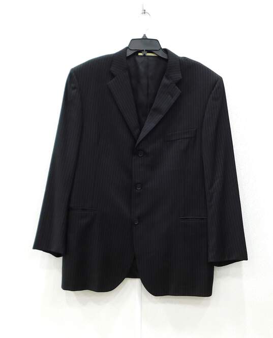 Burberry Men's Size 46R Black Blazer and Pants W/COA image number 2