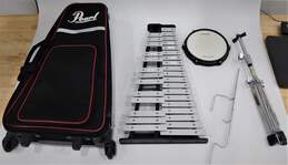 Pearl Brand 32-Key Model Metal Glockenspiel Set w/ Case and Accessories