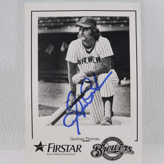 Milwaukee Brewers Autographed Memorabilia image number 5