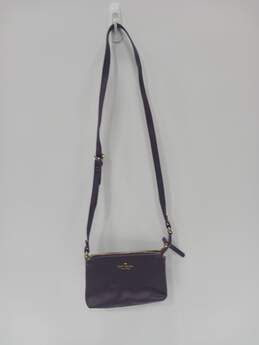 Kate Spade Purple Leather Crossbody Bag alternative image