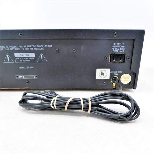 BSR /ADC Brand SS-11 Model Black Stereo Frequency Equalizer w/ Power Cable image number 6