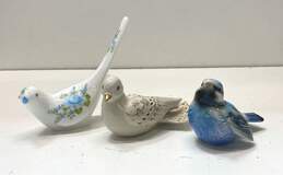 Ceramic Bird Figurines Assorted Lot of 3 Lenox, Goebel, Fenton Ceramic Art