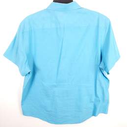 Original Penguin Men Blue Button Up Shirt XL alternative image