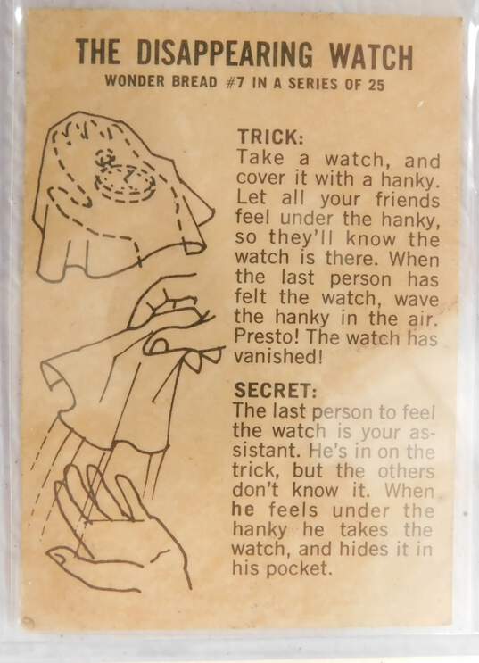 1974 Wonder Bread Hanna-Barbera Magic Tricks Wait Till Your Father Gets Home image number 2