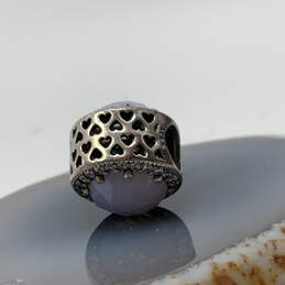 Designer Pandora 925 Sterling Silver Radiant Heart CZ Stone Beaded Charm