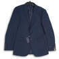 NWT Mens Navy Blue Long Sleeve Notch Lapel Single Breasted Sport Coat Sz 38 image number 1
