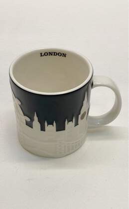 Starbucks City Mug Cup Relief Series London England black and white 16oz