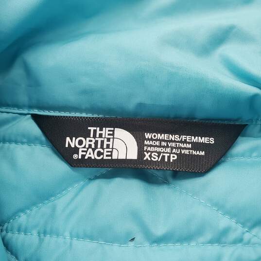 The North Face Thermoball Bright Blue Full Zip Puffer Jacket Women's Size XS image number 4