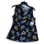 Kasper Womens Multicolor Floral Cowl Neck Sleeveless Pullover Blouse Top Size 1X image number 1