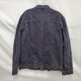 NWT Levi's Strauss MN's Black Washed 100% Cotton Trucker Jacket Size XL alternative image