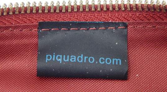 Red Zipper Clutch Wallet Purse image number 7