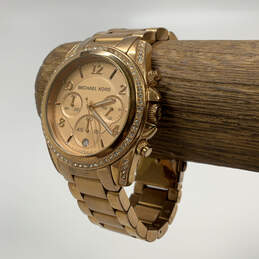 Designer Michael Kors MK-5263 Gold-Tone Stainless Steel Chronograph Watch