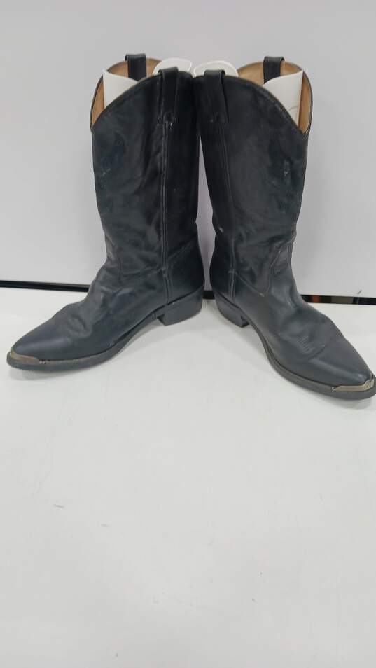 Harley Davidson Men's Leather Cowboy Boots Size 14 image number 2