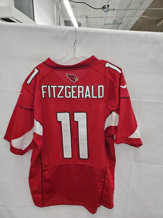 Larry Fitzgerald Arizona Cardinals Reebok stitched red jersey Size-40 Used image number 2