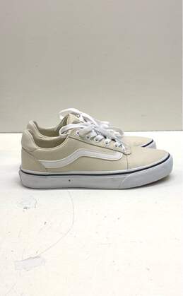 Vans Leather Lace Up Low Sneakers Beige 8