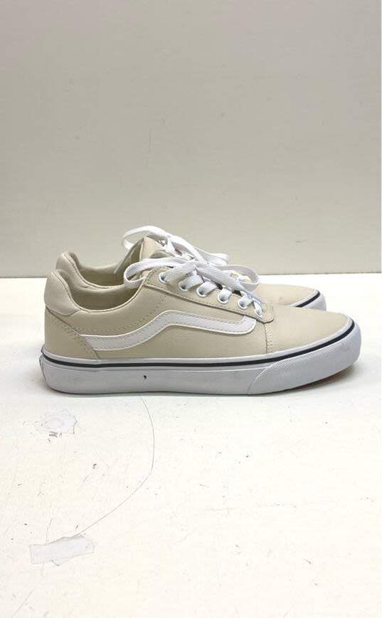 Vans Leather Lace Up Low Sneakers Beige 8 image number 1