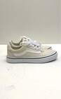 Vans Leather Lace Up Low Sneakers Beige 8 image number 1