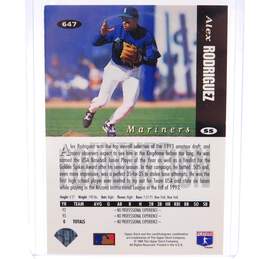 1994 Alex Rodriguez Upper Deck Collector's Choice Rookie Seattle Mariners alternative image