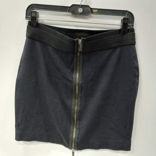BCBG Maxazria Black Zip Up Skirt Size XS image number 5