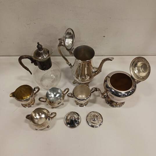 Silver Plated 7 Pc. Tea Set image number 2
