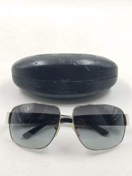 Prada Silver Tinted Aviator Sunglasses