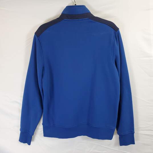Michael Kors Men Blue Quarter Zip Sweater sz M image number 2