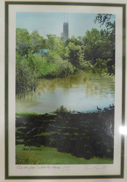 Limited Edition  Signed Lithograph of Chicago Lincoln Park by Brad Bennett alternative image