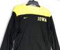 Mens Black Yellow Iowa Dri-Fit Crew Neck Long Sleeve Pullover T-Shirt Sz M image number 3