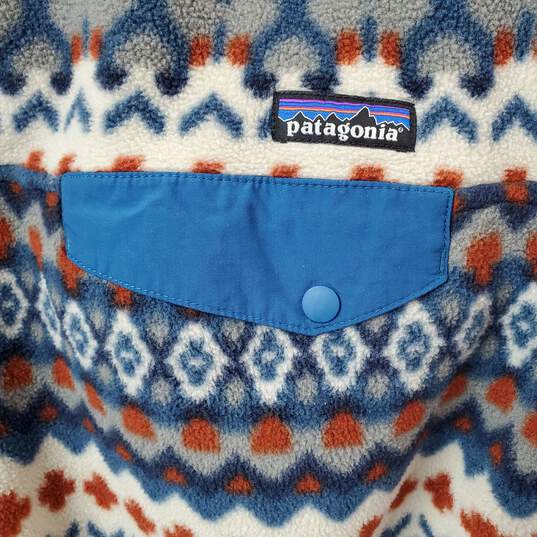Patagonia Synchilla Snap T Fleece Pullover Cliff Underwater Blue Men's Small image number 4