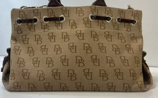 Dooney & Bourke Monogrammed Crossbody Bag, Khaki, Brown image number 4