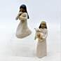 VTG Willow Tree Nativity Figurines Mary Baby Jesus Shepherd Susan Lordi Demdaco image number 1