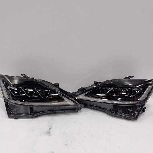 VLAND Front LED Lamp Headlights For Lexus YAA-IS-0303-H IOB image number 2