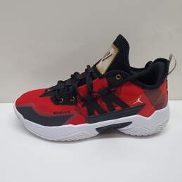Nike Air Jordan One Take II PF Mens Sz 8.5 Red Black Gold Westbrook CW2458-607