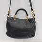 Women's Black Leather Purse image number 2