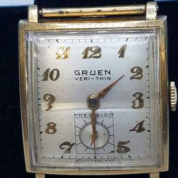 Gruen Veri-Thin 24mm Precision Manual Vintage Gold-Filled Mens Watch 16g alternative image