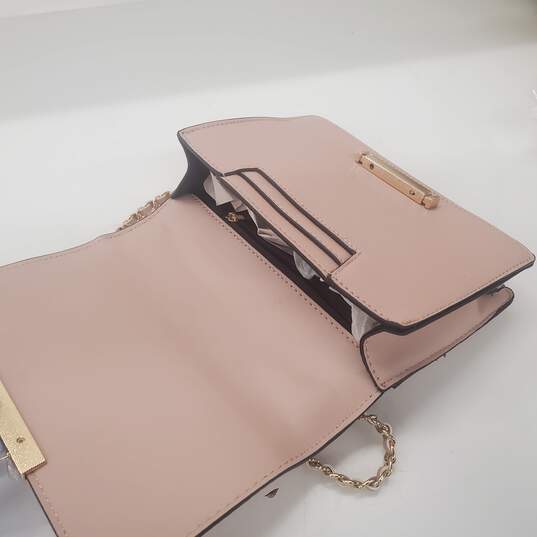 Aldo Butterfly Pink Faux Leather Crossbody Bag NWT image number 4