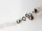 925 Silver Moonstone Quartz Strand Necklace Lot image number 3