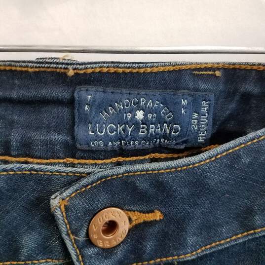 Lucky Brand dark wash flare jeans women's 24 plus image number 3