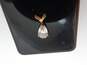 14K Yellow Gold CZ Pear Cut Pendant 0.7g image number 3