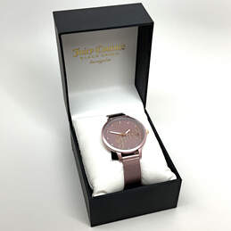 Designer Juicy Couture Rose Gold Adjustable Strap Analog Wristwatch w/ Box alternative image