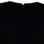 Womens Black Sleeveless V-Neck Back Zip Peplum Hem Blouse Top Size Small image number 3