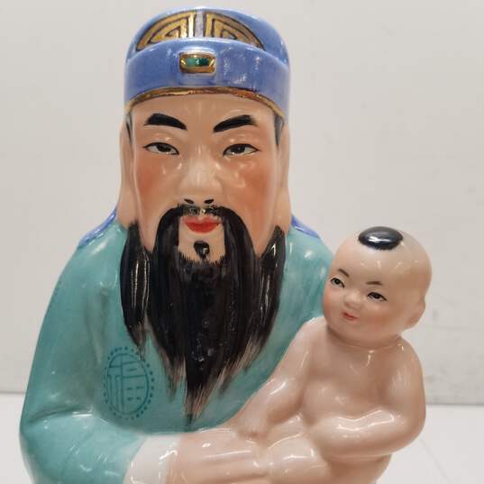 Vintage Immortal Chinese God Porcelain Figurine image number 2