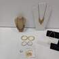 Bundle of Assorted Gold Toned Fashion Jewelry image number 1