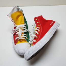 Converse All Star Custom Rasta chucks (Red Yellow Green) Sz M11/W13