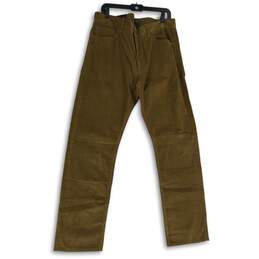 NWT Banana Republic Mens Brown Velvet 5-Pocket Design Chino Pants Size 36/34