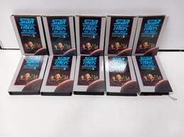 Bundle of 10 Assorted Star Trek The Next Generation VHS Tapes